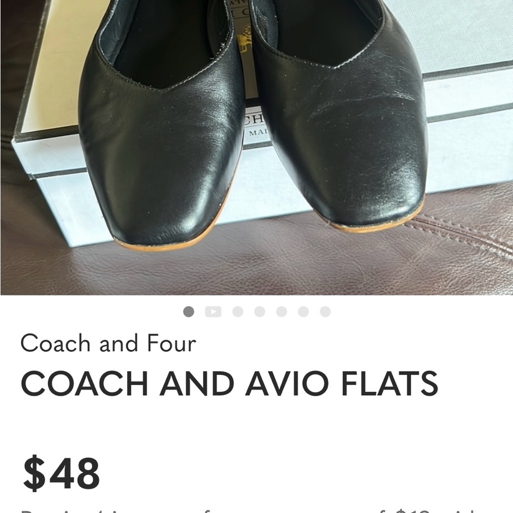 Coach slip on shoes